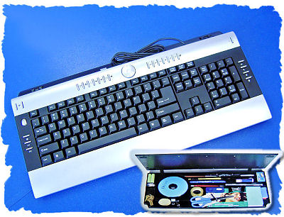HF-KB-USBORG: USB Multimedia Organizer Keyboard
