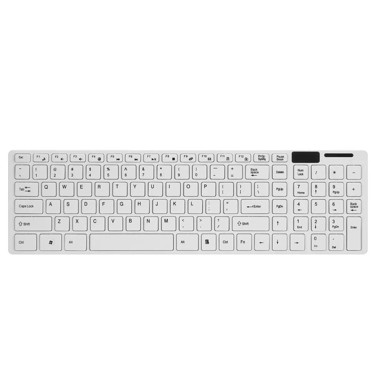HF-KM06: 2.4G Wireless Ultrathin Technology Oiffce Keyboard and 1000DPI Wireless Mouse Combo for PC Laptop - White