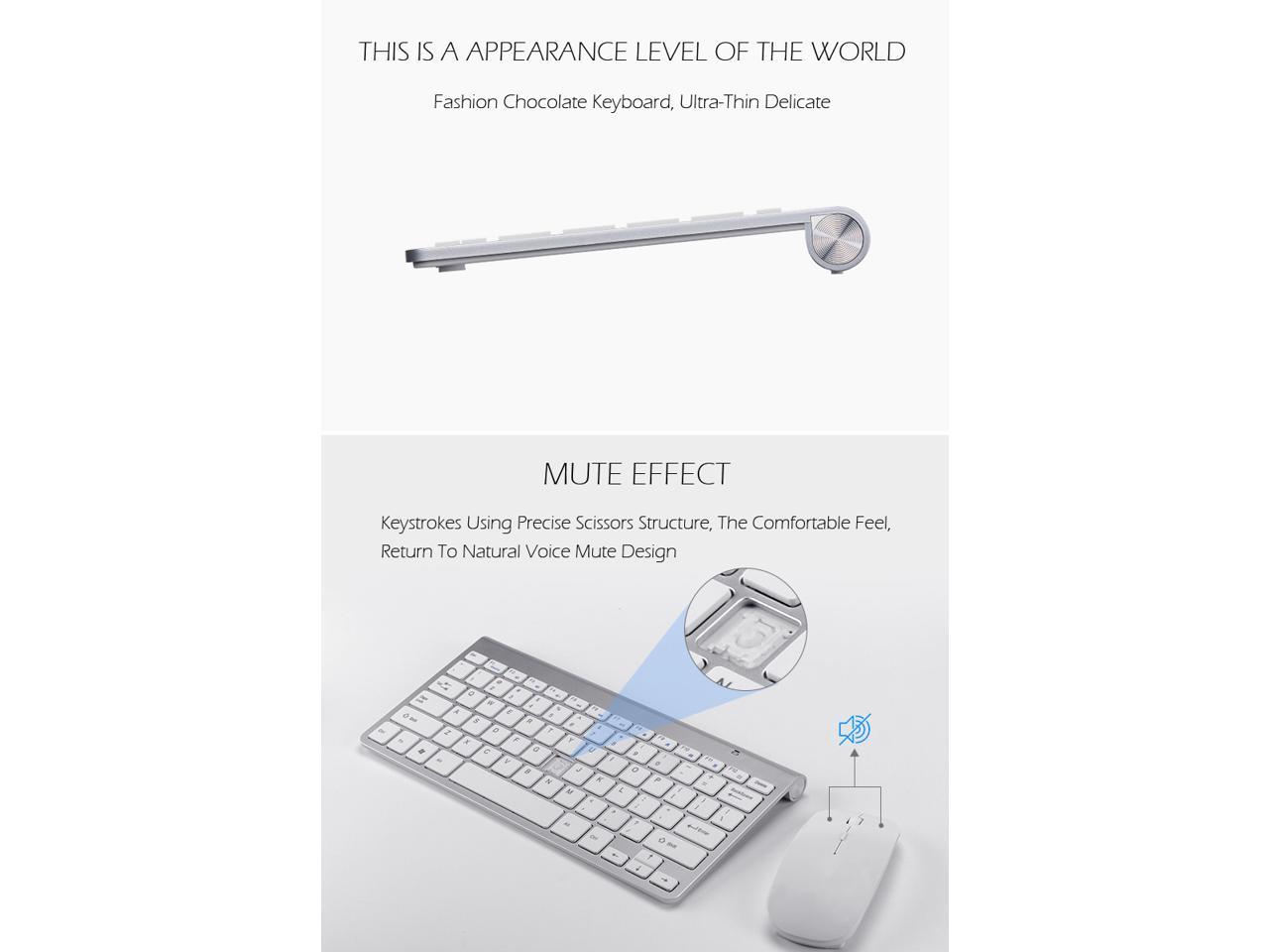 HF-KWM01: 2.4GHz Ultra-Thin Wireless 2.4G keyboard and Mouse Combo