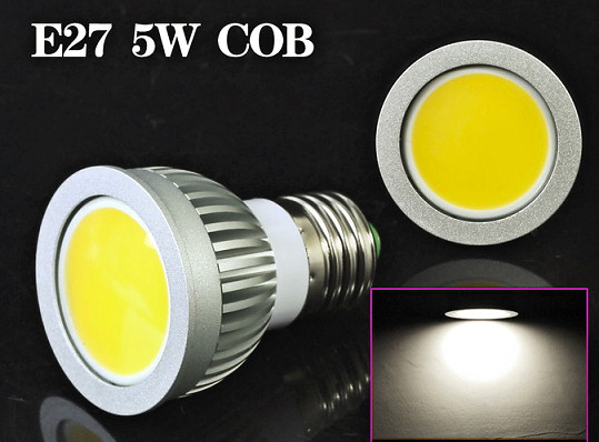 HF-LED-SL-5WE27: Spot Light Bulb LED 5W E27 or GU10
