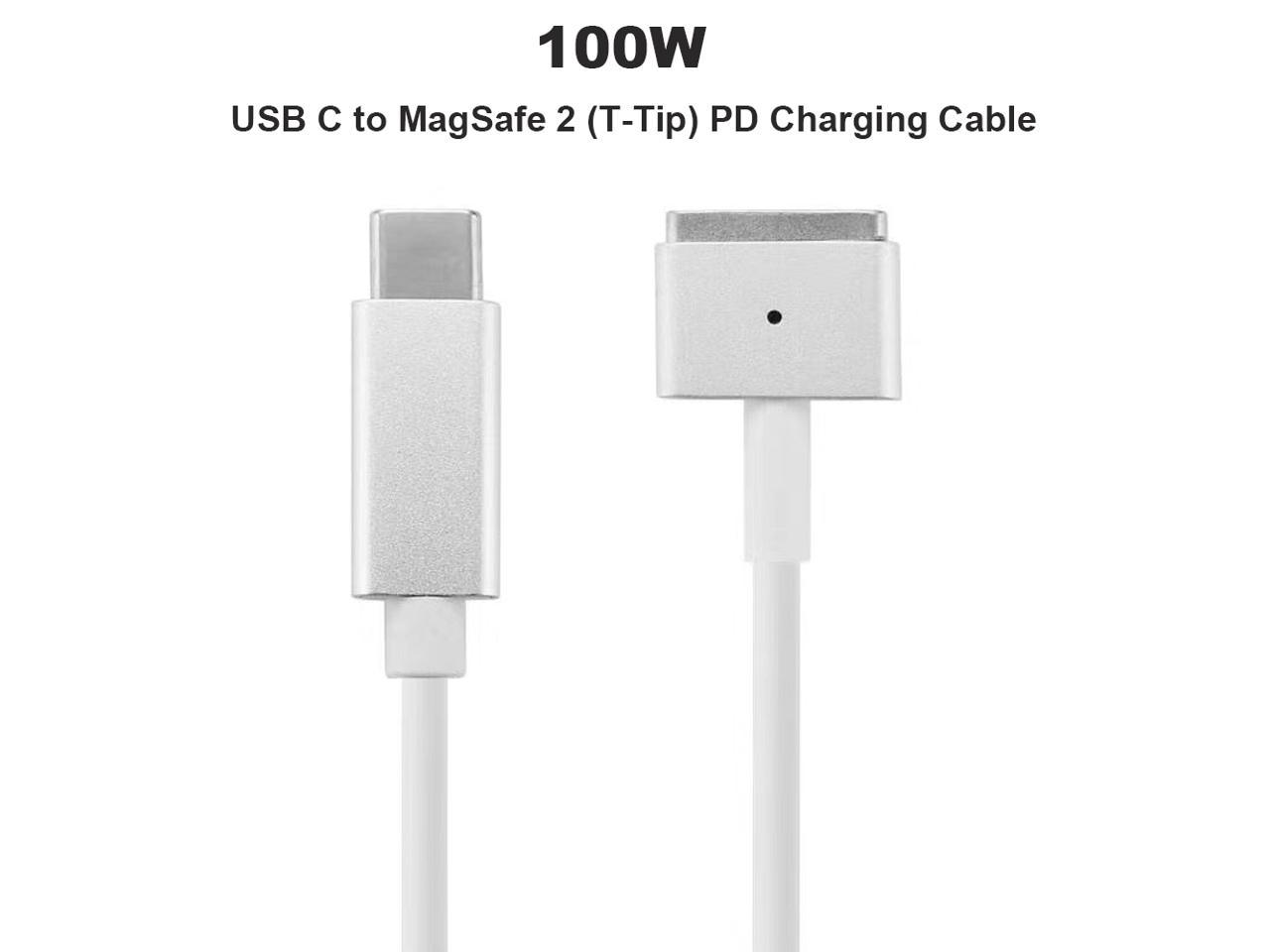 HF-LTMF8: 6ft USB-C to Magsafe 2 T-shaped PD charging Cable (support up to 100W)