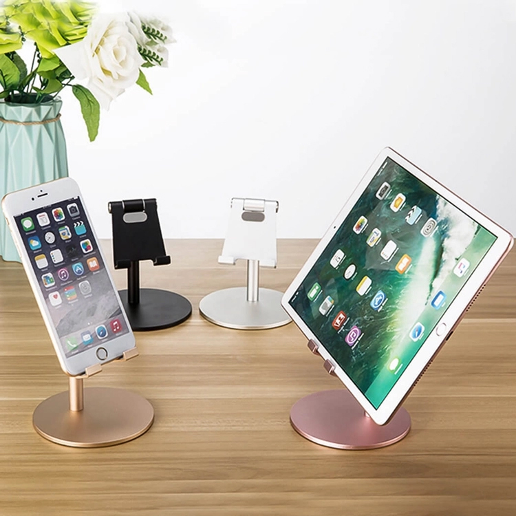 HF-N1PTS: Aluminum Adjustable Tablet Cell Phone Desktop Stand Holder - Click Image to Close