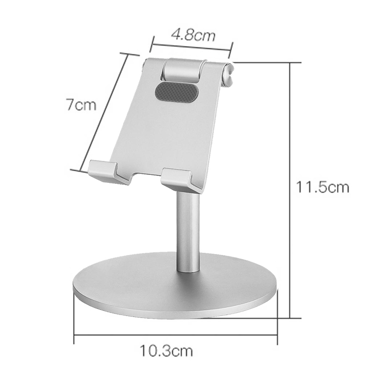 HF-N1PTS: Aluminum Adjustable Tablet Cell Phone Desktop Stand Holder - Click Image to Close