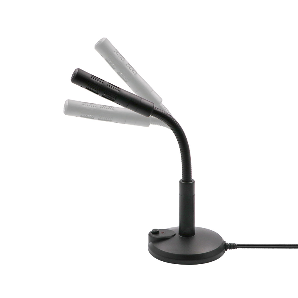HF-PSUMC: USB Desktop Microphone Mic with On Off Mute Button Stand for Computer Laptop - Click Image to Close