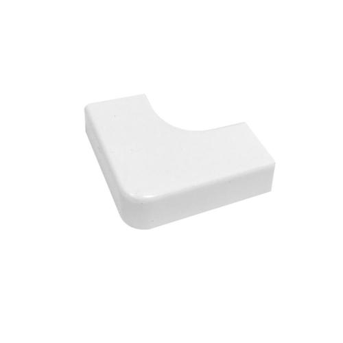 HF-RW-1911R-WH: Right Angle for 19mm x 11mm Raceway - White