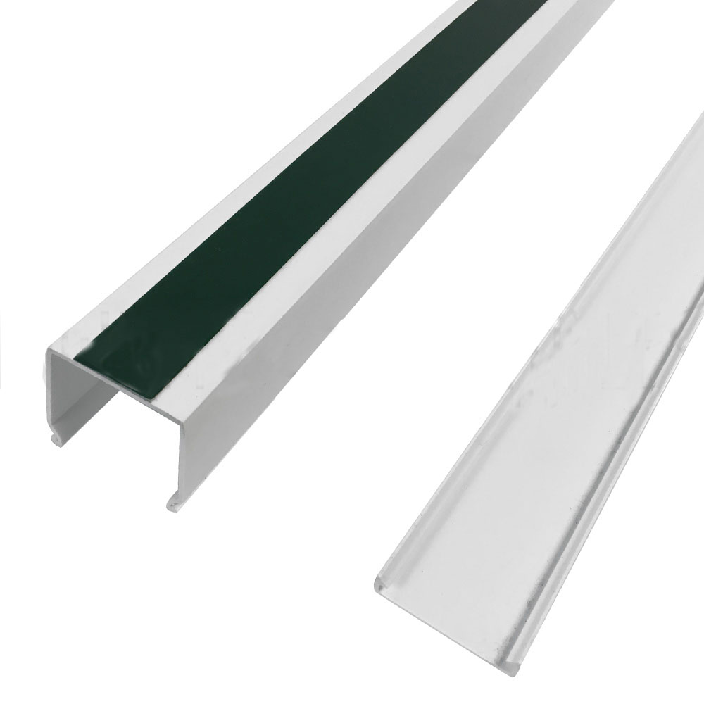 HF-RW-5050-WH: 6ft Raceway 50mm x 50mm with Adhesive Foam Tape White - Click Image to Close