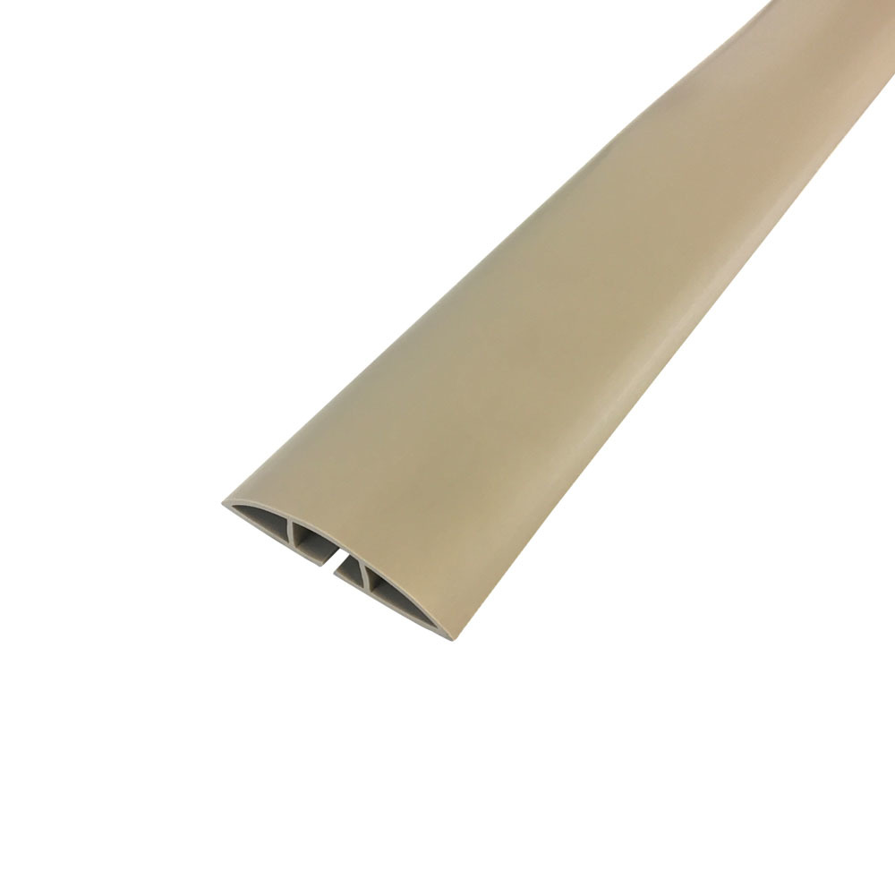 HF-RW-FT100-TN: Floor Track Cord Cover with Adhesive Tape - Tan