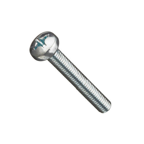 HF-SC01-125-25: Screw, 1/4-20, 1.25 inch Length, Pan-Head, Quadrex Zinc (25 pack)