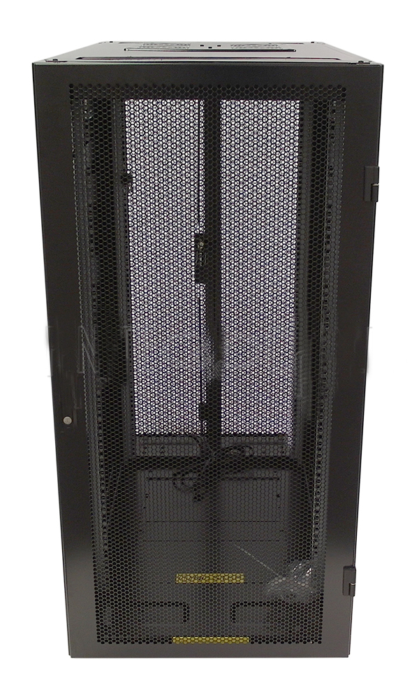 HF-SC24: 24U Server Cabinet with Fan Tray, Black (47.2"H x 23.6"W x 43.4"D)