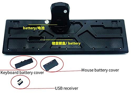 HF-KWC01: Ultra-Thin 2.4Ghz Wireless Standard Size Keyboard Mouse Combo - Click Image to Close