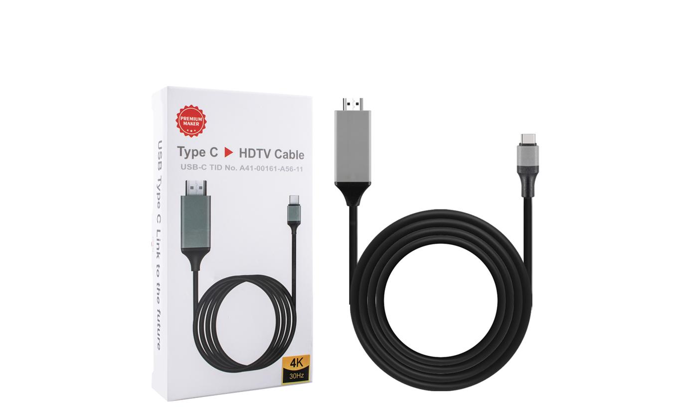 HF-UCH-CA: USB 3.1 Type C USB-C to 4K HDMI HDTV Adapter Cable