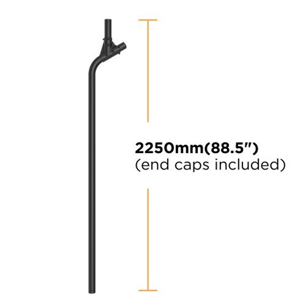 HF-VWM-P2250-1600: Video Wall Ceiling Mount - Connecting Pole 2250mm - Click Image to Close