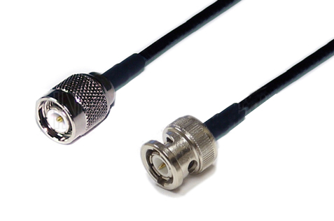 HFCAB-T240BMM: 1 to 35ft LMR-240 TNC Male to BNC Male Cable