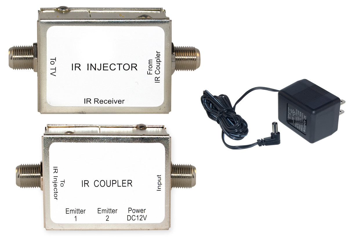 IR-II2: IR coupler over coax w/ power supply