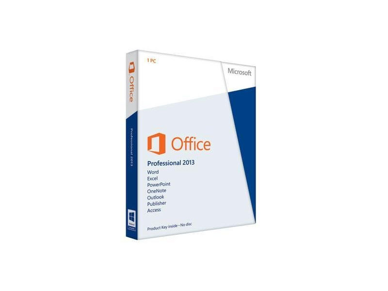 MS-OFFICEPRO-2013-PKC: Microsoft Office Professional 2013 English Medialess