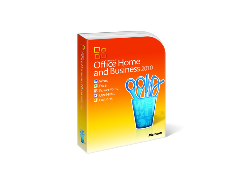 MS-Office-2010-HB-Retail: Microsoft Office Home and Business 2010 with DVD FP (2 User)