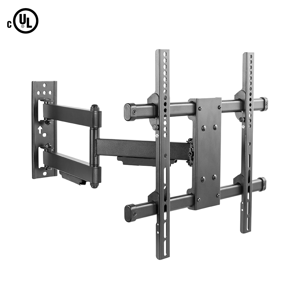 HF-TMMT75: Full Motion TV Wall Mount Bracket for Flat and Curved LCD/LEDs – Fits Sizes 32 to 55 inches – Maximum VESA 400x400