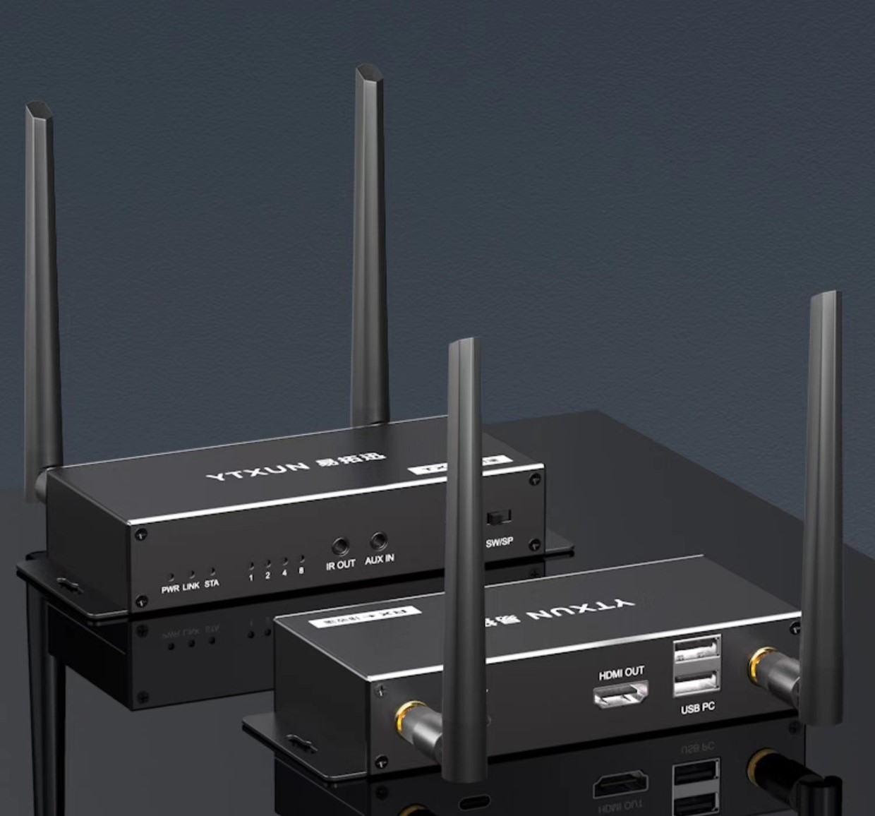 HWE-200: Wireless 4K HDMI KVM 200 meter extender