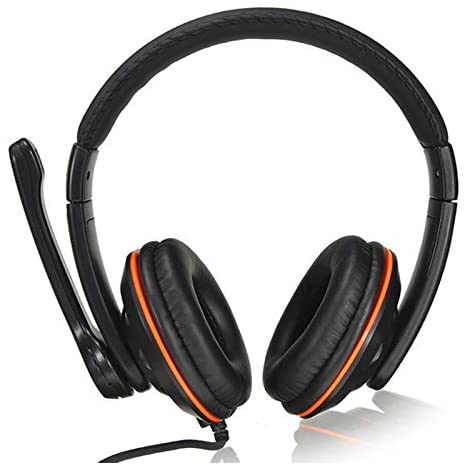 OVLQ5: OVLENG Q5 USB Stereo Headphone Headset with Microphone & Volume Control for PC Laptop