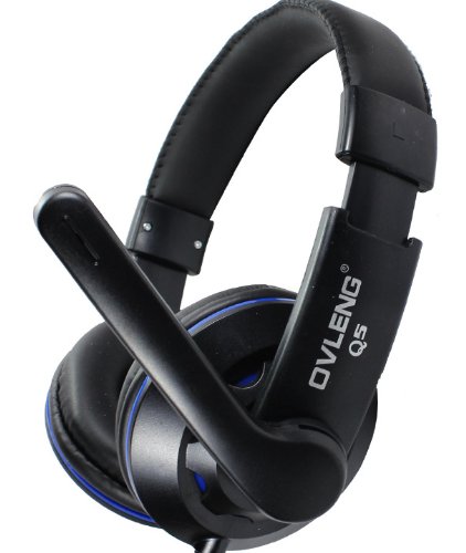 OVLQ5: OVLENG Q5 USB Stereo Headphone Headset with Microphone & Volume Control for PC Laptop