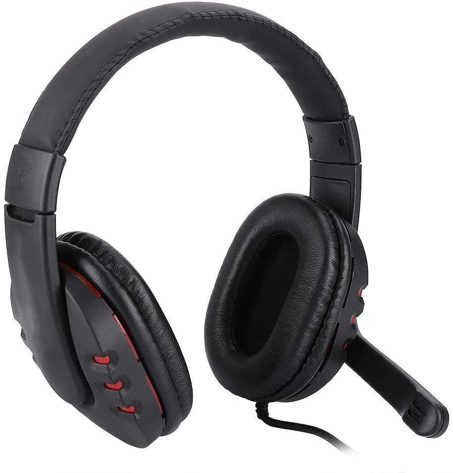 OVLQ7: Ovleng Q7 Dynamic Studio Stereo USB 2.0m Headphones with Microphone Cable Controller for Computer Gamer - Click Image to Close