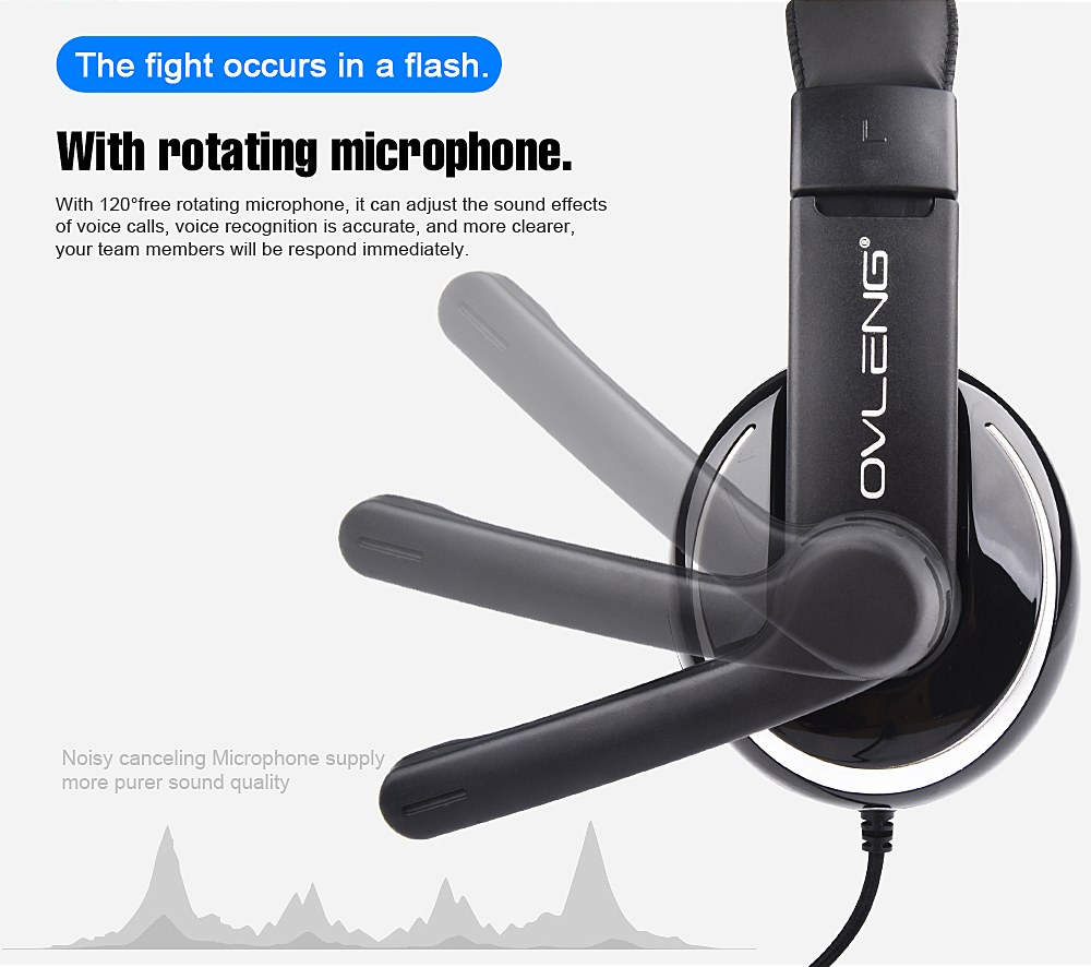 Ovleng P4: E-sports Surround Stereo Gaming Headset with Mic Headphone for Mobile,PC and any other 3.5mm devices - Click Image to Close