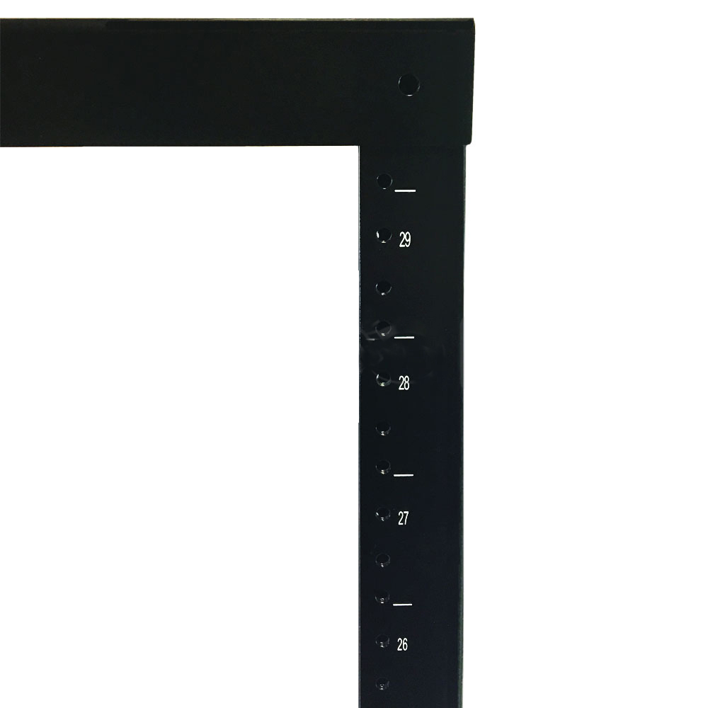 RR29-2: 2-Post Relay Rack - 19 inch 29U, 10-32 Tapped Rails - Click Image to Close