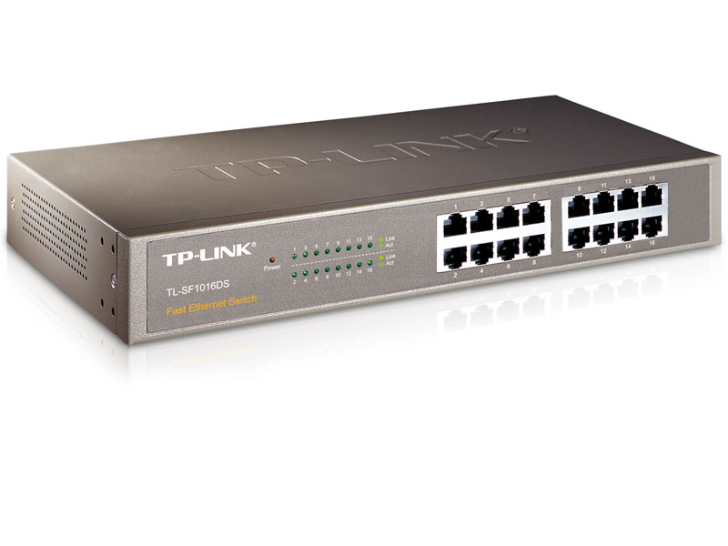 TL-SF1016DS: 16-Port 10/100Mbps Switch