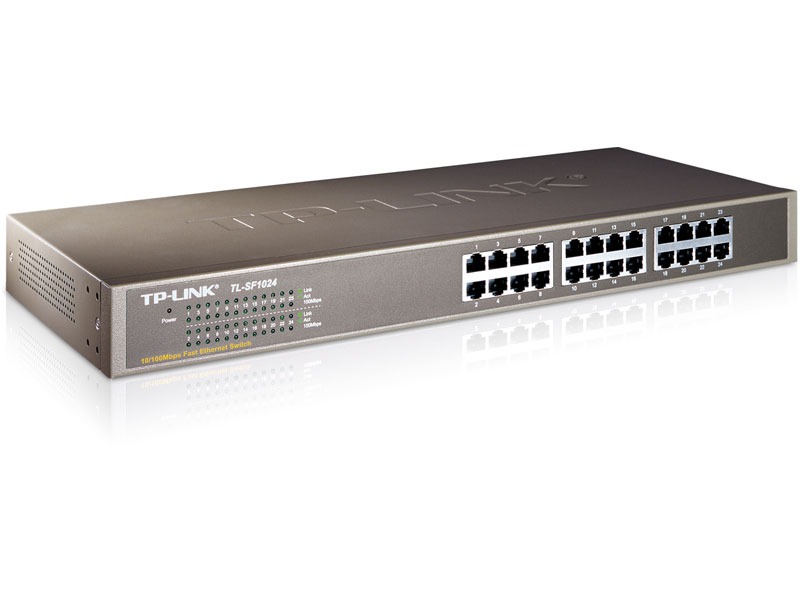 TL-SF1024: 24-Port 10/100Mbps Rackmount Switch