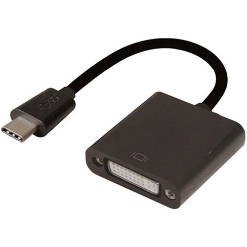 UCDVI-A: USB 3.1 Type C to DVI (6.75Gbps all channels) Adapter - Black