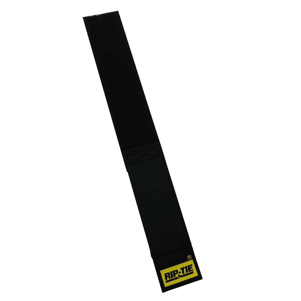 VL-CS1-06BK-10: 6 inch by 1 inch Rip-Tie CableWrap Strap - Black - Pack of 10
