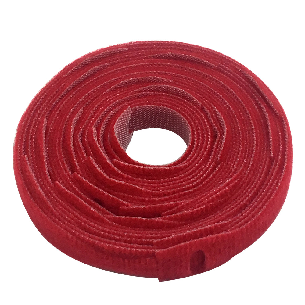 VL-ST50-08RD-25: 8 inch by 1/2 inch Rip-Tie Light Duty Strap - Red - Roll of 25 - Click Image to Close