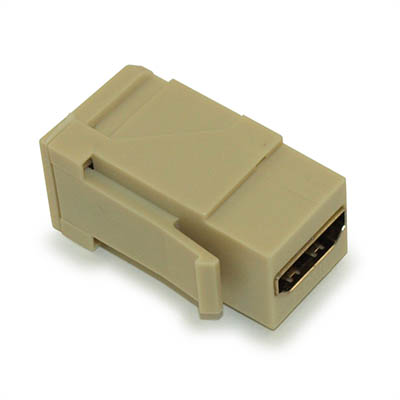 WPIN-HDMIFF-I: HDMI F/F keystone wall plate insert - Ivory