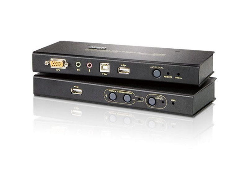 ATEN CE800B: USB KVM Console Extender/RJ45/CAT5,250m w/Audio