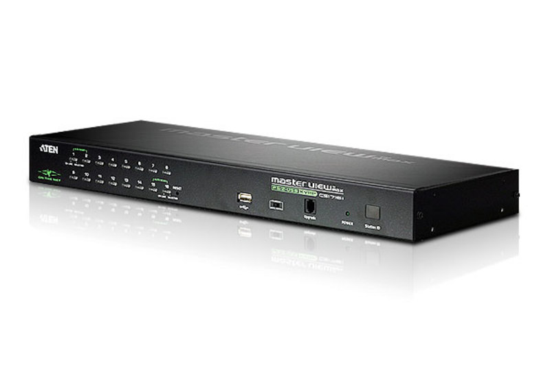 ATEN CS1716i: 16-Port PS/2-USB KVM over IP Switch With 1 Local/Remote User Access