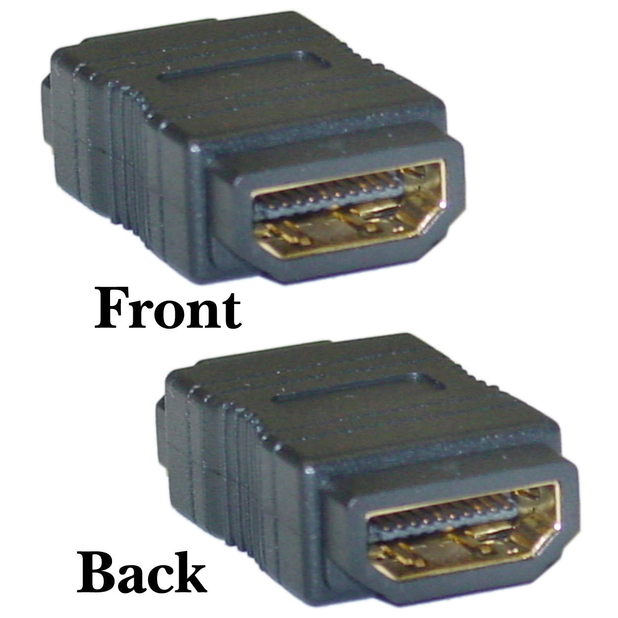 H180-1: HDMI to HDMI straight coupler, F/F