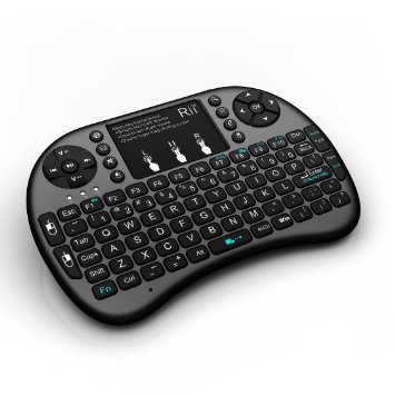 i8+: Rii Wireless Mini Keyboard Mouse w/backlite Touchpad for PC Smart TV