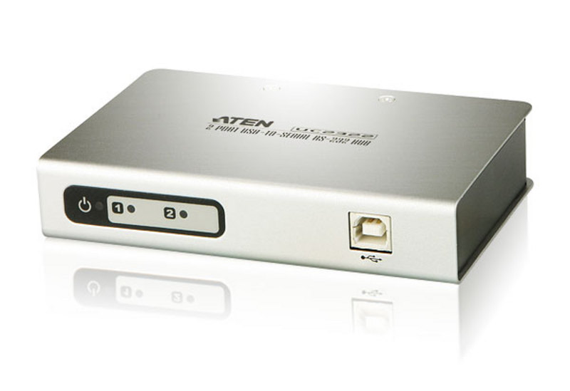 ATE UC2322: USB to RS232 Adapter Converter 2-port HUB