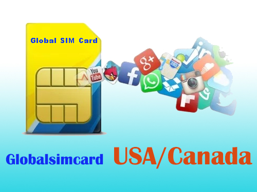 GSC-USCA: USA&Canada Travelling Internet LTE Global SIM Card 1-4GB/7-30 Days