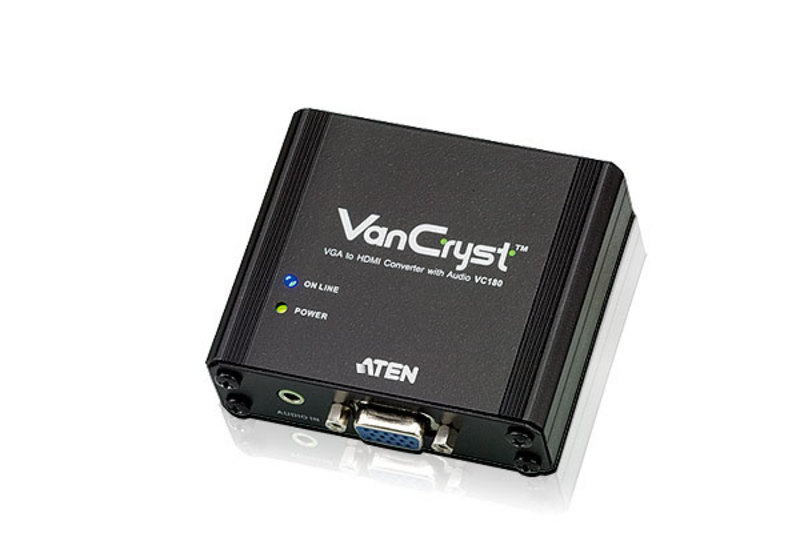 ATEN VC180: VGA to HDMI Converter with Audio
