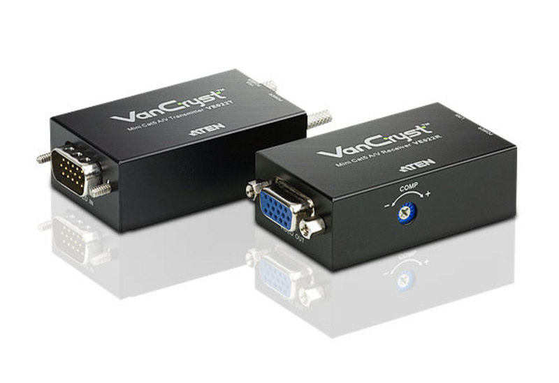 ATEN VE022: Cat5 VGA/Audio extender up to 320ft.